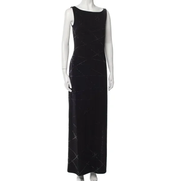 long blue dress with long sleeves Mattie Long Sleeve Maxi Dress - Blue Grey